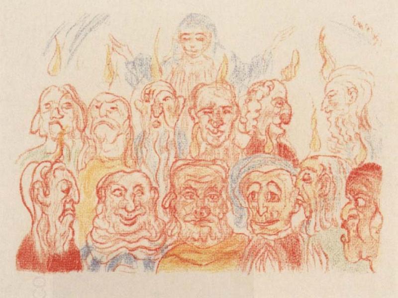 James Ensor The Descent of the Holy Ghost